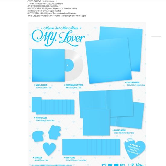 MIYEON - Mini 2nd [MY, Lover] - LP - - Release  2025-12-24