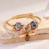 1 Women's Fashionable Multi Element Beaded Little Bee Bracelet for Daily Wear and Travel Accessories