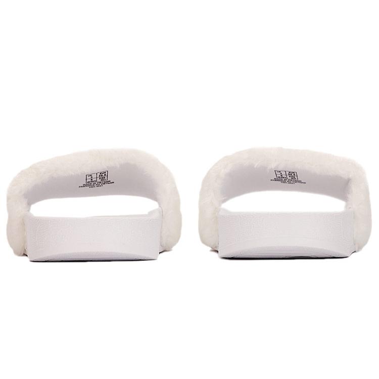 Puma Womens Leadcat Feather Slide 'White' (women's sizes) White / Metallic Silver Slide Slippers 383758 01