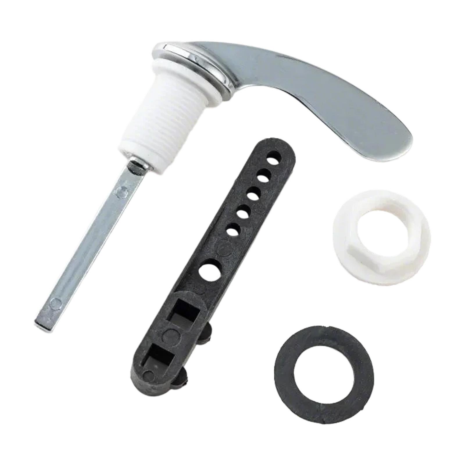 

Universals Toilet Handle Flush Rod Replacement Kits Metal Toilet Flush Lever Handle Repair Replace Tank Flush Handles білий