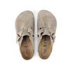 Boston Birkenstock Soft Footbed Suede Narrow 'Taupe' 0560771