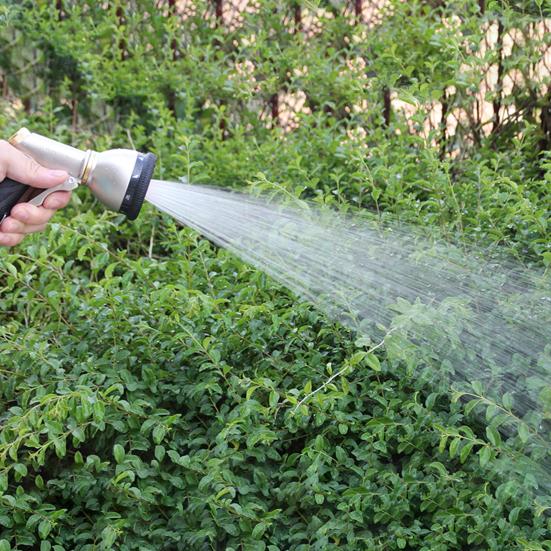 Heavy Duty Hose Nozzle 9 Adjustable Spray Patterns Hose Sprayer