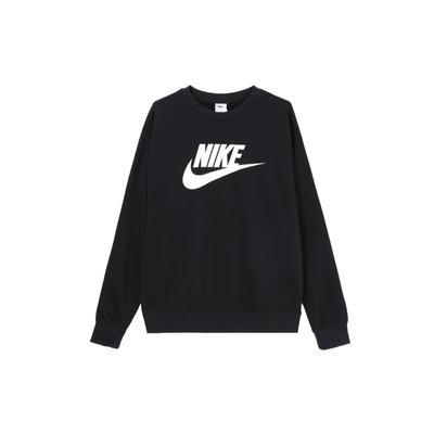 Contrast Logo Print Pullover Sweatshirt Men Tops Black DQ4913-010