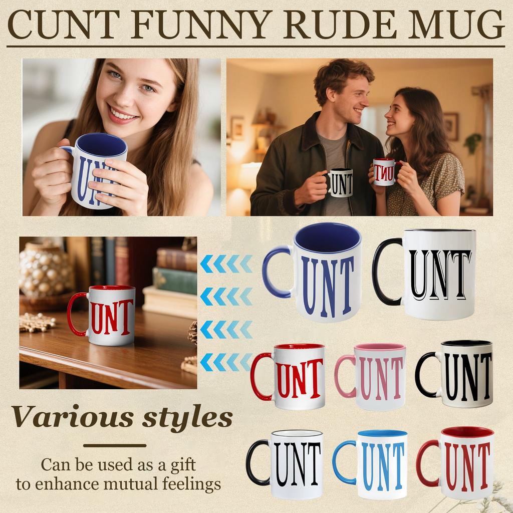 Morsom Frekk Krus Keramisk Kaffekrus Vannkopp 350ml