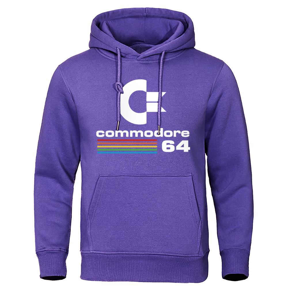 Comfortable Men Tracksuit Autumn Winter Hoodie Sweatshirts Commodore 64 Cool Clothing Long Sleeve Hoodies
