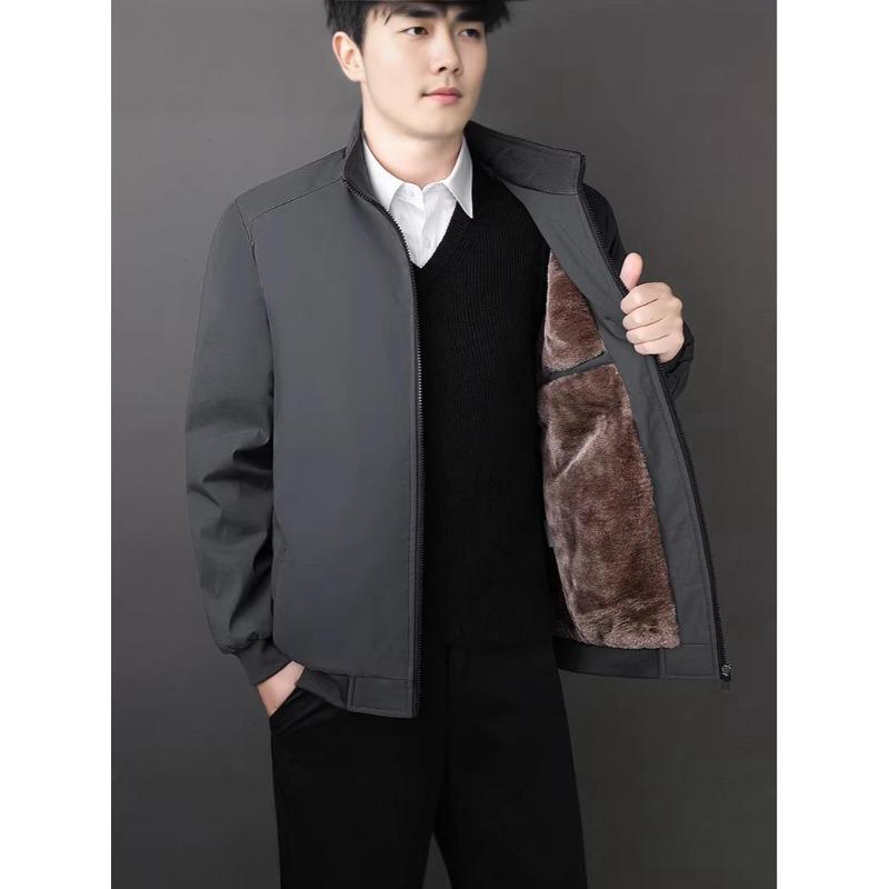 Men's Plus Size Cotton Jacket 2026: M-8XL, Middle-Aged & Elderly, Velvet-Lined Outerwear