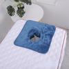1 Pcs 35*35cm Thickened Beauty SPA Massage Table Planking Face Towel With Hole For Hospital Hotel Beauty Salon