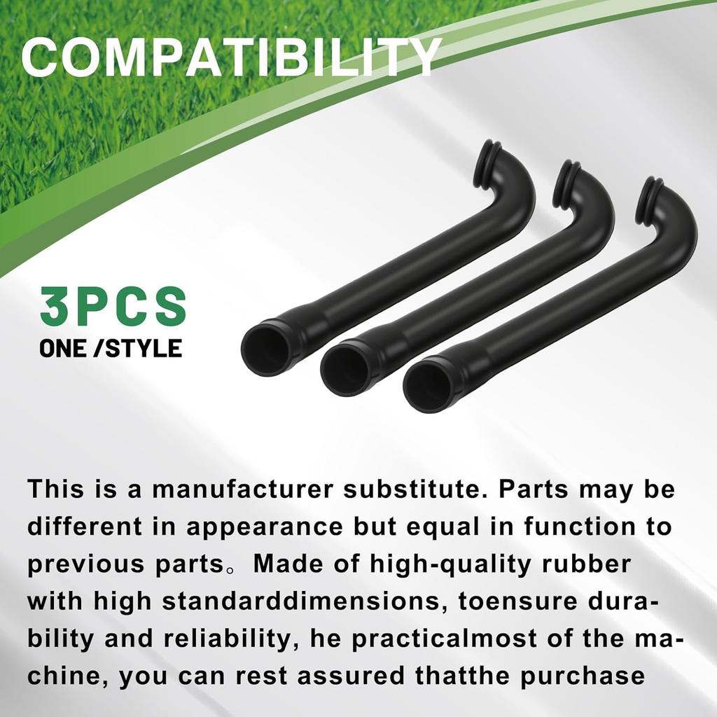 794683 697113 Breather Tube Replaces Fits for B&S Most 215000 Model Engines(3pcs)