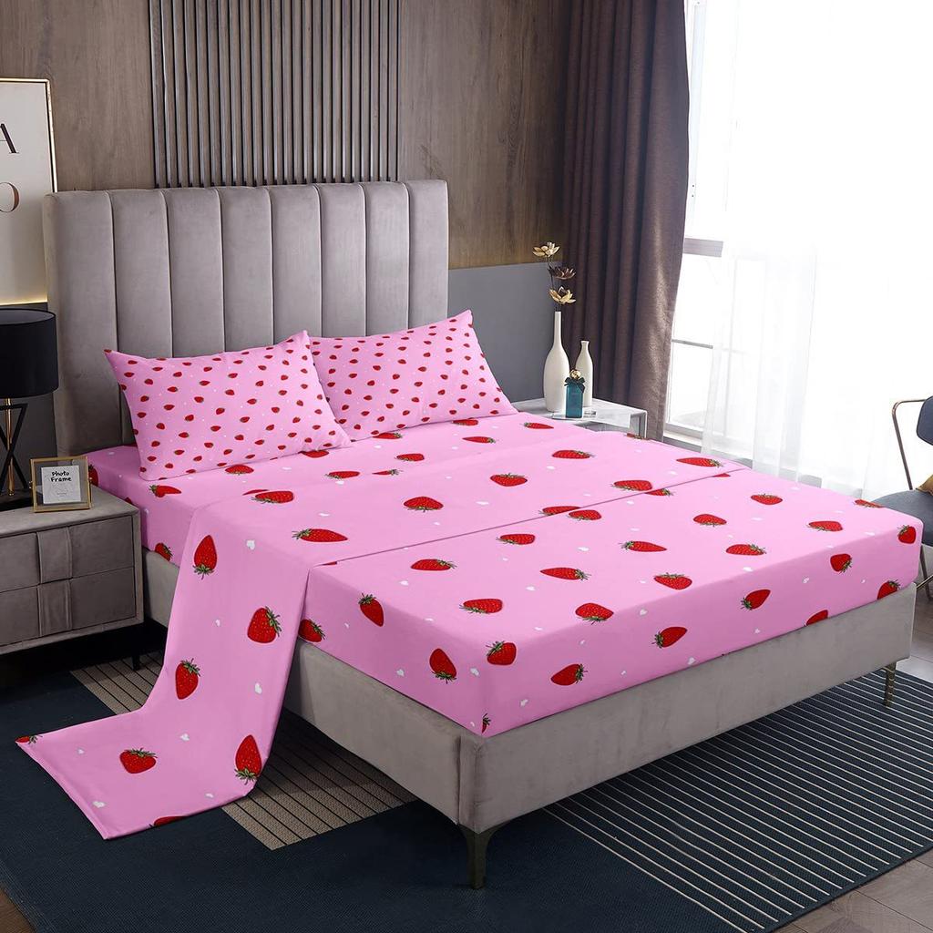 Black Marble Pattern Sheet Four-piece Bedding Set Bedroom Room Dormitory Bedding Decoration