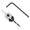 4-10mm Countersink Drill Bit Flute Round Shank Adjustable Tapered Bits