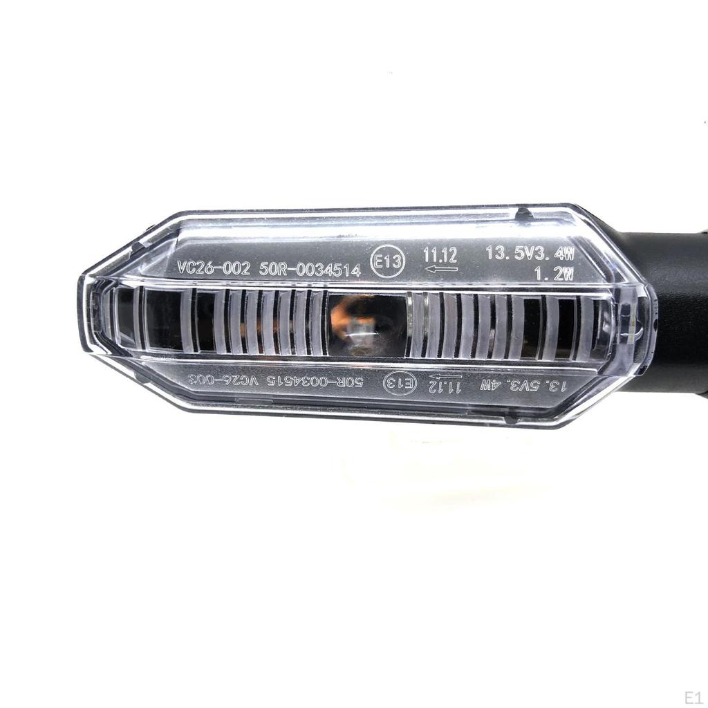 2 Pieces Motorcycle Turn Signal Indicator Flicker Flasher Motorbike Blinker Lights for 250R 500F