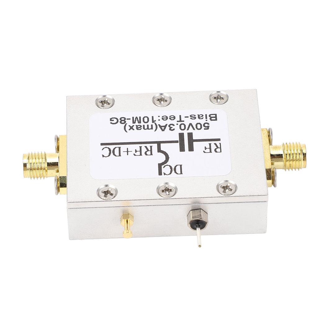 Bias Tee 10MHZ To 8GHz 300mA RF DC Block Coaxial Bias Tee for Broadband Amplifier