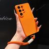Strap Dot Phone Case for Samsung Galaxy S26 S23 S24 S25 FE Ultra Plus A57 A17 A16 A56 A36 A55 A53 Shockproof Protector Cover