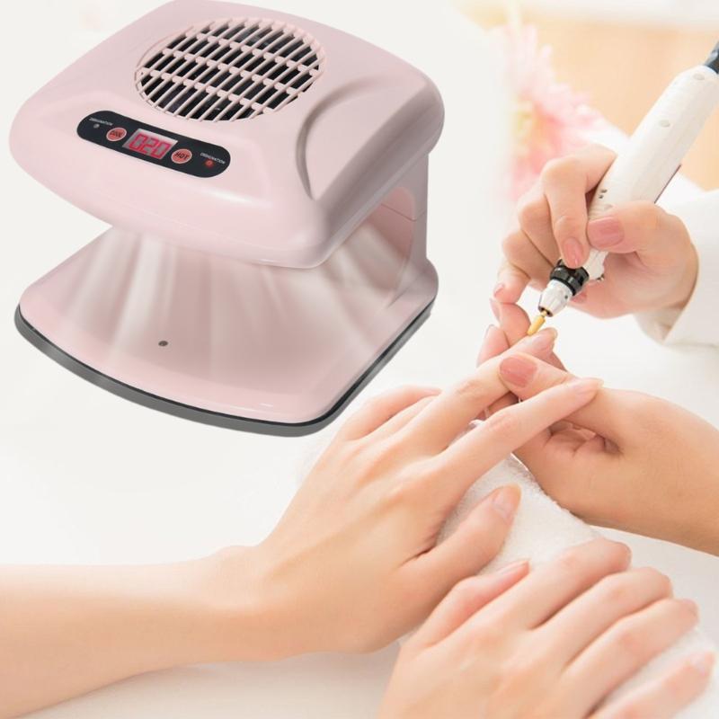 Air Nail Dryer for Regular Nails Polish 300W Warm & Cool Wind Nails Polish Dryer Nail Drying Fan with Automatic Sensors
