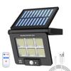 New LED Solar Light Outdoor Waterproof with Motion Sensor Floodlight Remote Control 3 Modes for Patio Garage Backyard Solar Lamp