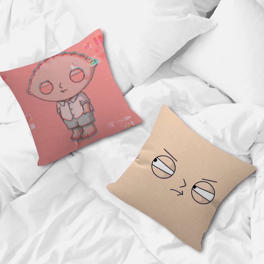 Cartoon Stewie cute fun Pillow Cover for Bedroom Room and Living Room Sofa Decorative Cushion Cover