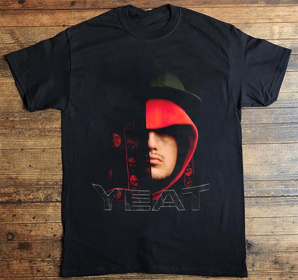 Vintage Yeat Rapper Graphic Rap Black S to 5XL Concert Shirt SN845