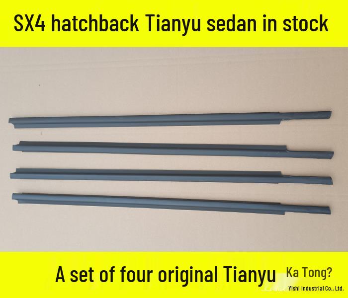 Suzuki Tianyu SX4 Hatchback/Sedan Glass Trim and Water Deflector for Front and Rear Doors SX4 Hatchback - Right Rear Door Outer [Original]