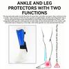 Loogdeel Kids Youth Adult Soccer Shin Guards Shock-Absorbing Football Shin Guards Adjustable Straps Athlete Supplie Calf Protect 1