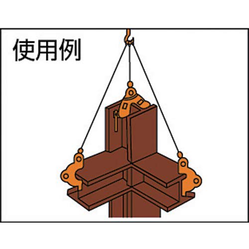 SUPERTOOL Screw Cam Clamp PAT. (Double Eye Type) SDC0.5N