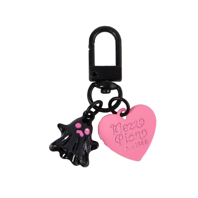

Cute Ghost Phone Charms Pendant Kawaii Love Heart Key Chain Bag Hanging Jewelry Kawaii Accessories For Women Girl Strap Lanyard 2