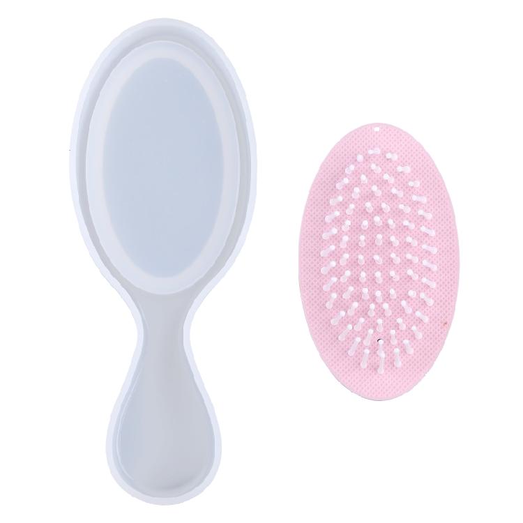 Comb Mold Epoxy Resin Casting Silicone Mold for DIY Detangler Hair Brush Comb