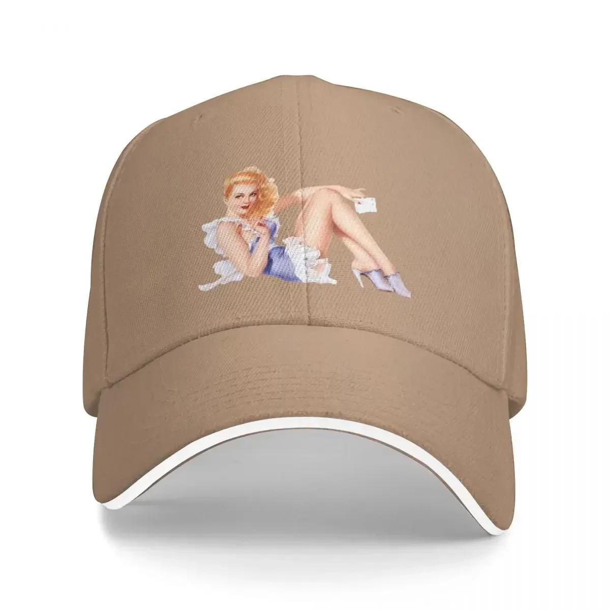 

Order Please by Alberto Vargas Remastered Xzendor7 Classic Old Masters Vintage Art Reproductions Baseball Cap