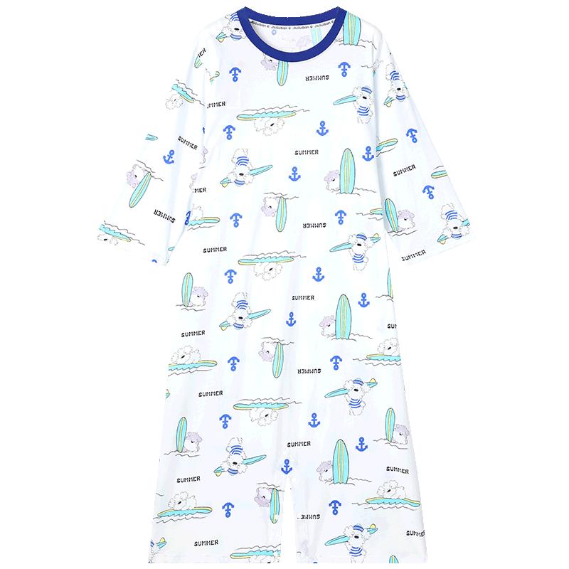 

Boys Summer 3/4 Sleeve Cotton Romper 13-14Y