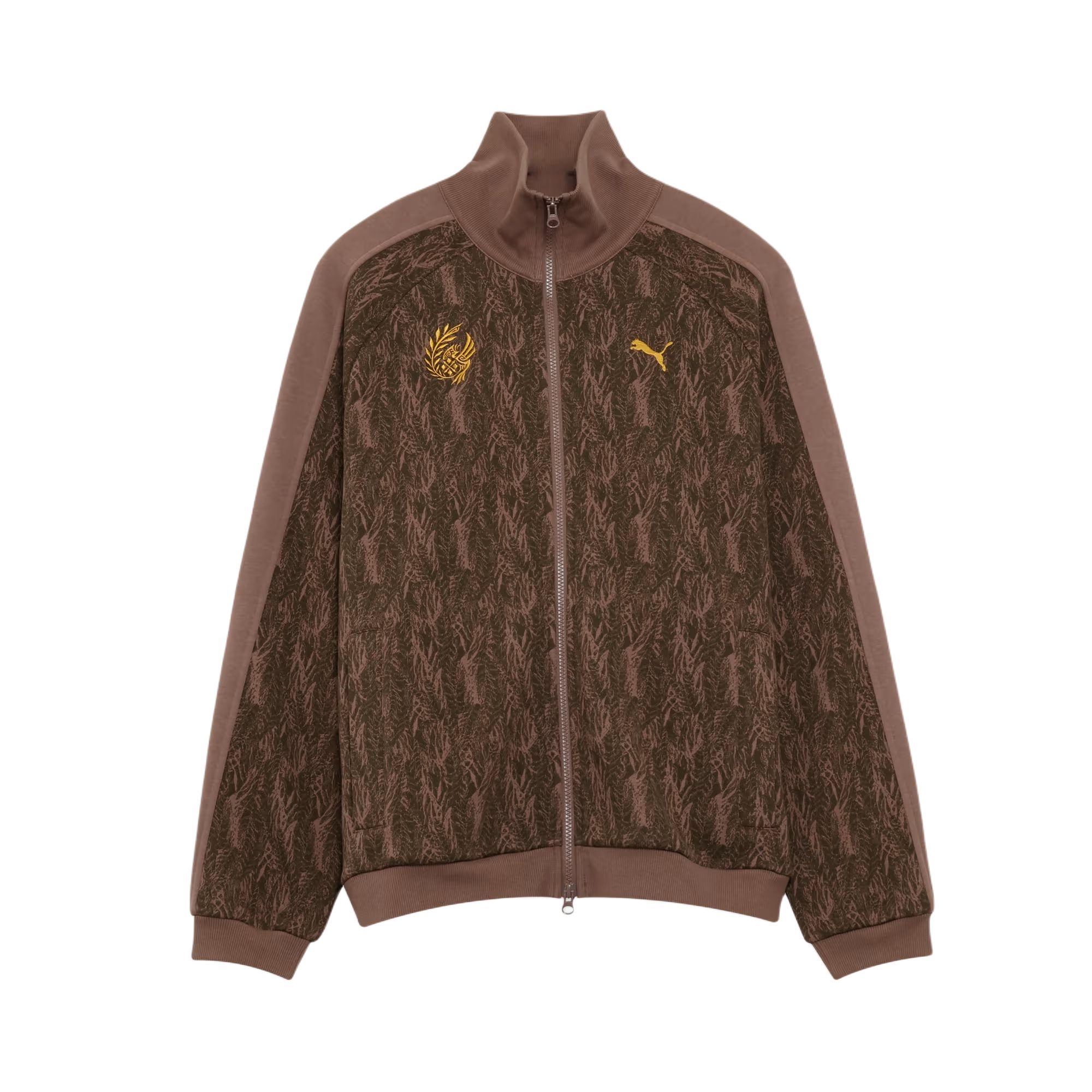 Puma X Monster Hunter Wilds T7 Archveld Loose Fit Stand Collar Zip Knit Jacket Unisex Jacket 636481-41 XS