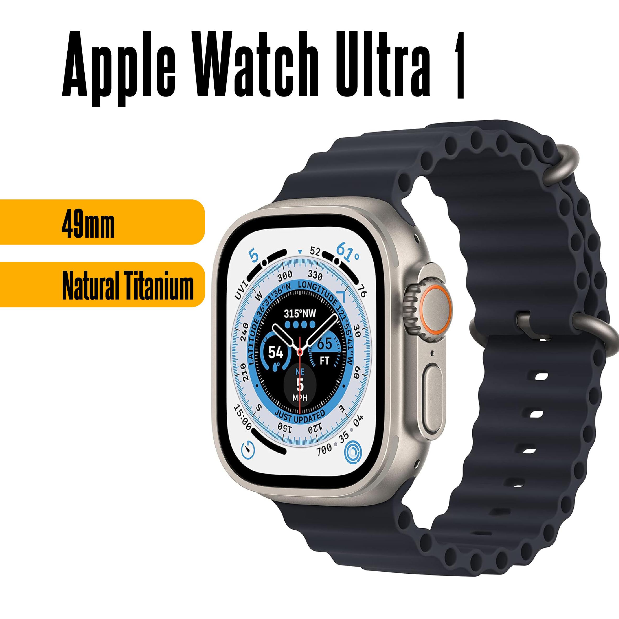 

Apple Watch Ultra 1 49mm Titanium Smart Watch Outdoor Sports Fitness Watch 49 естественный