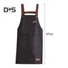 Cooking Apron Waterproof Wide Application with Pockets Oil Proof PVC Apron
