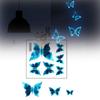 Blue Luminous Small Butterfly Switch Paste Bedroom Living Room Switch Paste Decorative Self-adhesive Wall Paste