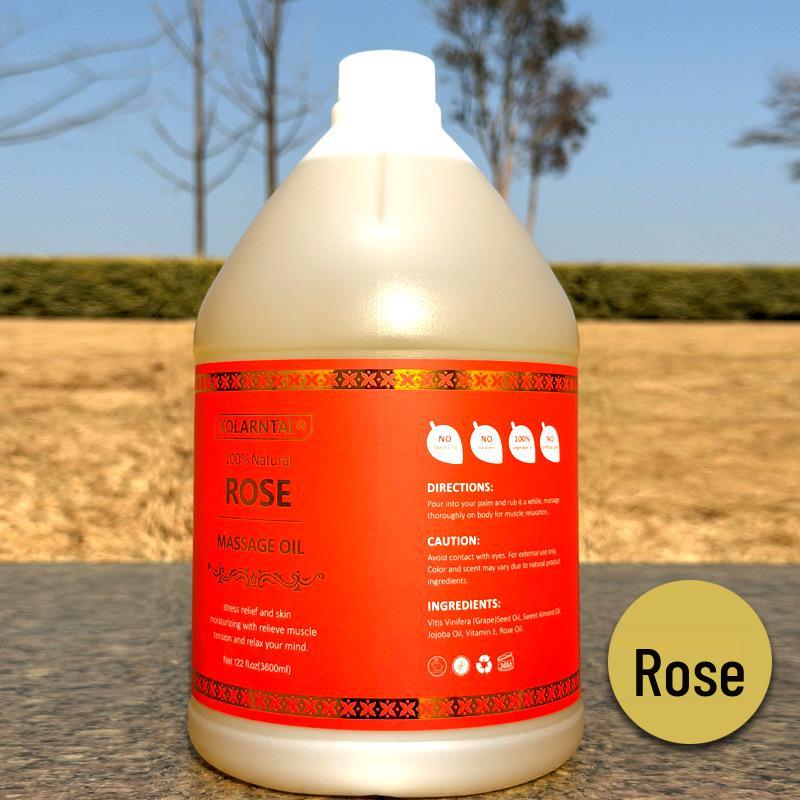 Thailand Imported Body Massage Essential Oils 3600ml - Lavender, Sweet Orange, Ocean, Jasmine, Rose, White Tea, Gua Sha Back Opening