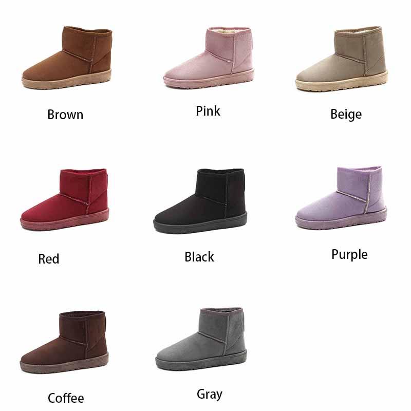Premium Quality Women's Winter Snow Boots Featuring Plush Thicken Lining And Anti-skid Soles