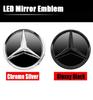 Illuminated Star Badge Car Front Grill LED Emblem Light  For Mercedes Benz CLS W218 W205 W176 W212 W117 W207 W166 3D Mirror Logo KO1