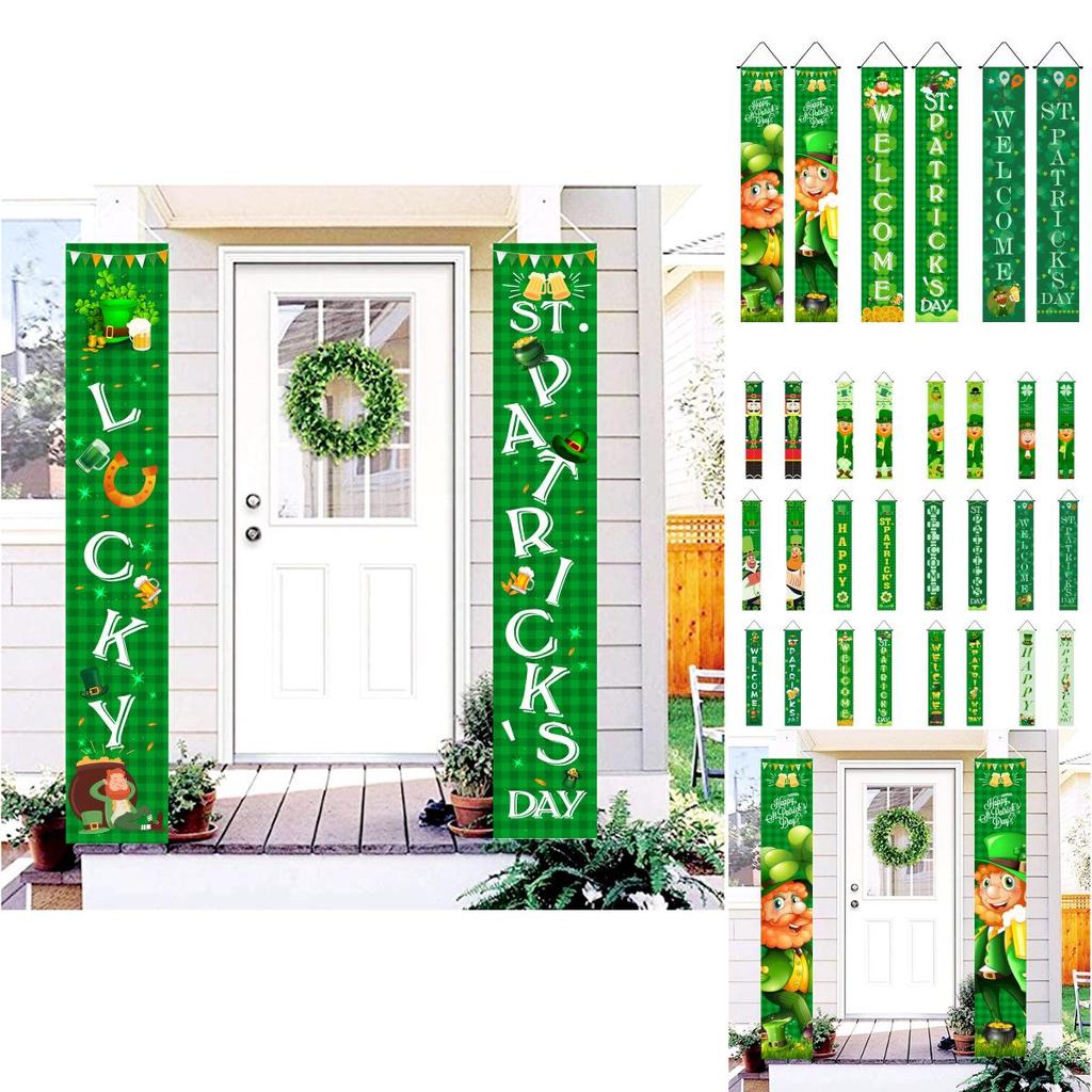 St. Patrick's Day Door Curtain-irish Green Banner Perfect Party Decor!