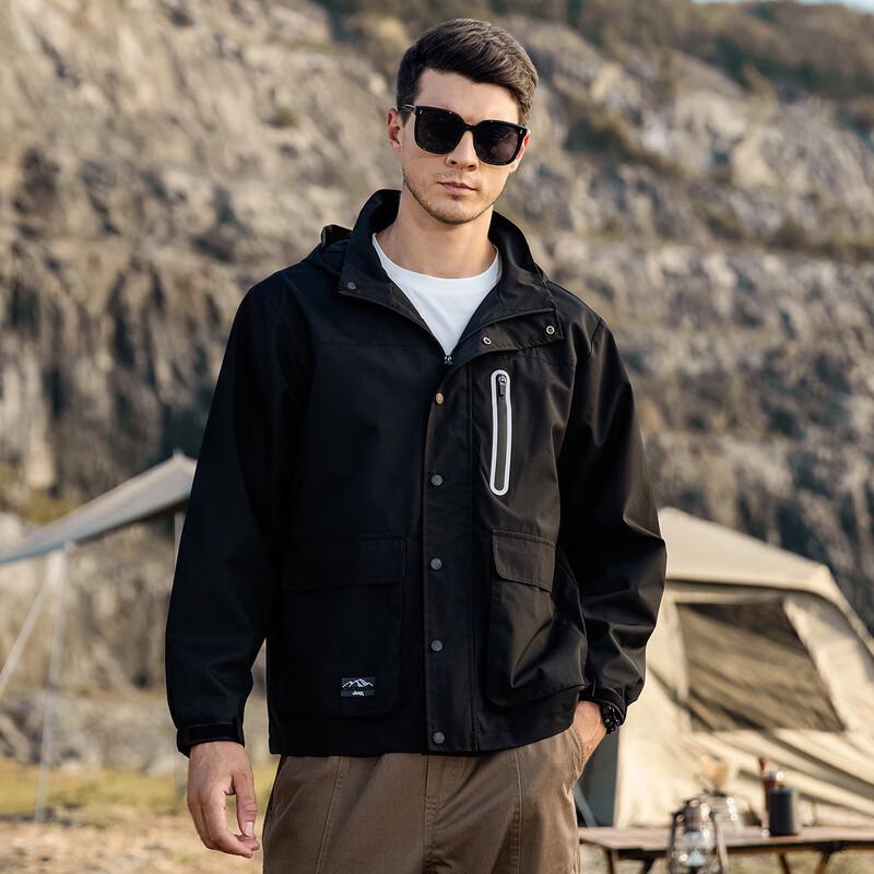 Jeep Men's Hooded Casual Outdoor Jacket