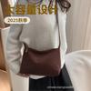 Autumn and Winter New Deerskin Velvet Women's Bag Shoulder Bag Large Capacity Commuter Messenger Bag Retro Suede Underarm Bag