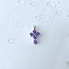 Silver Cross with Amethyst 1.46ct (2139126)