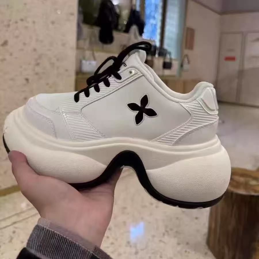 RIPPLE Ripple High-heeled Sneakers Women's Shoes SN003B/LG Mesh Heightening Casual Shoes