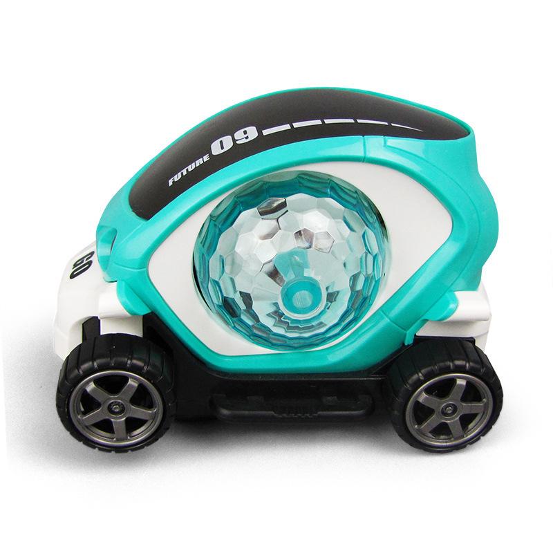 Children's Light Toy Car Model Electric Universal Rotating Colorful Music Cartoon Car Toy