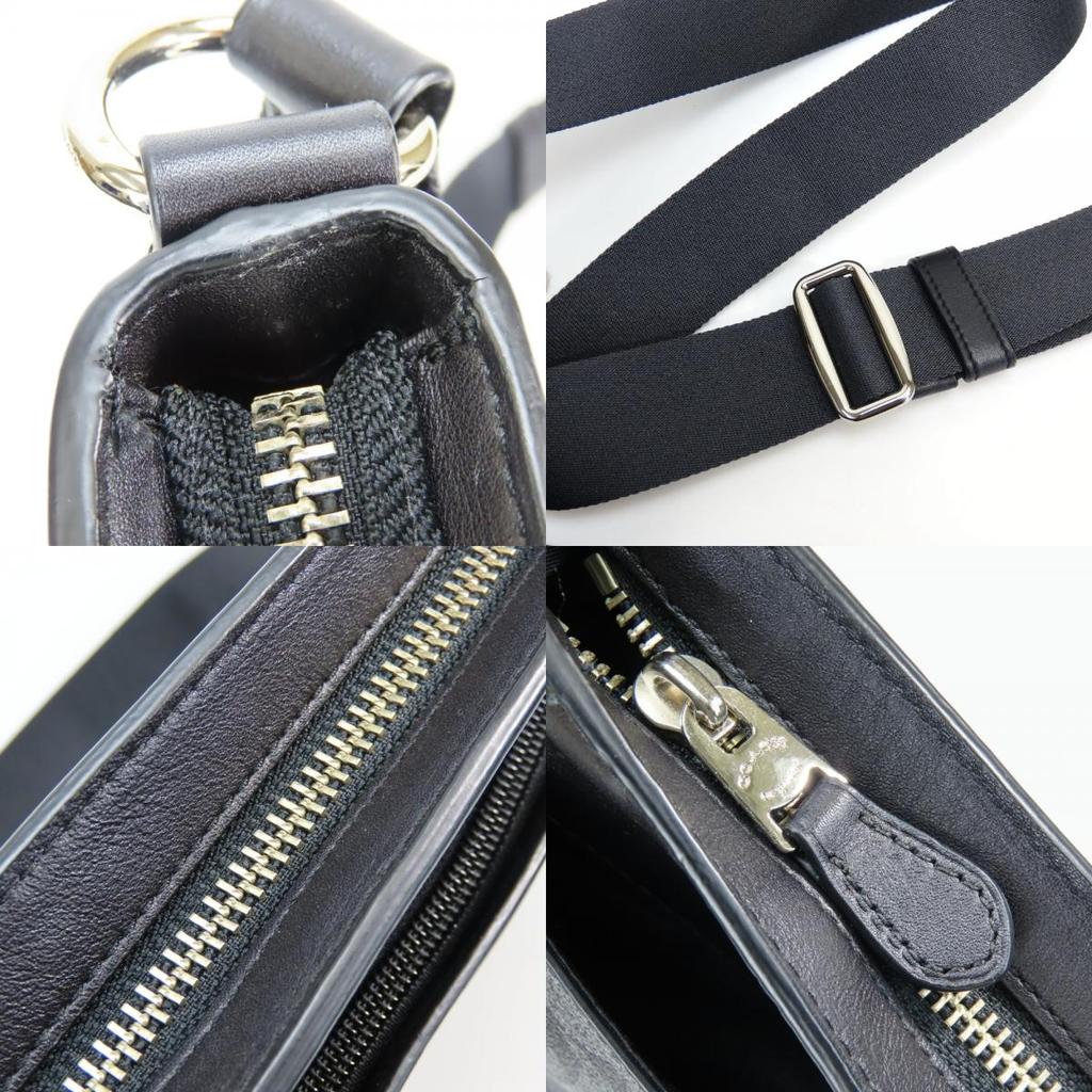 Použitá taška přes rameno COACH Signature F54781 PVC/kůže černá šedá ležérní