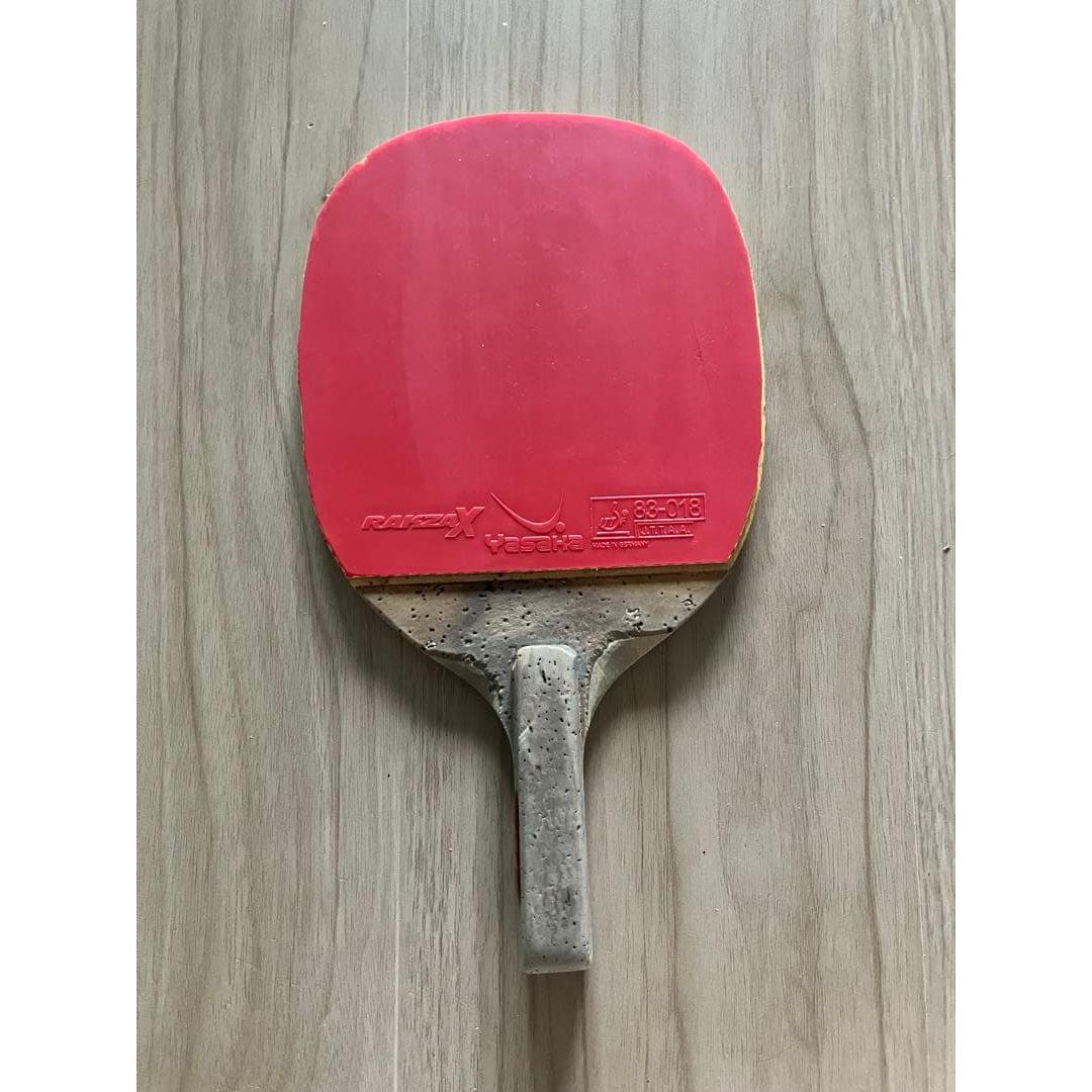 Used Yagyu table tennis racket Yasaka Rakuza X with rubber pen holder