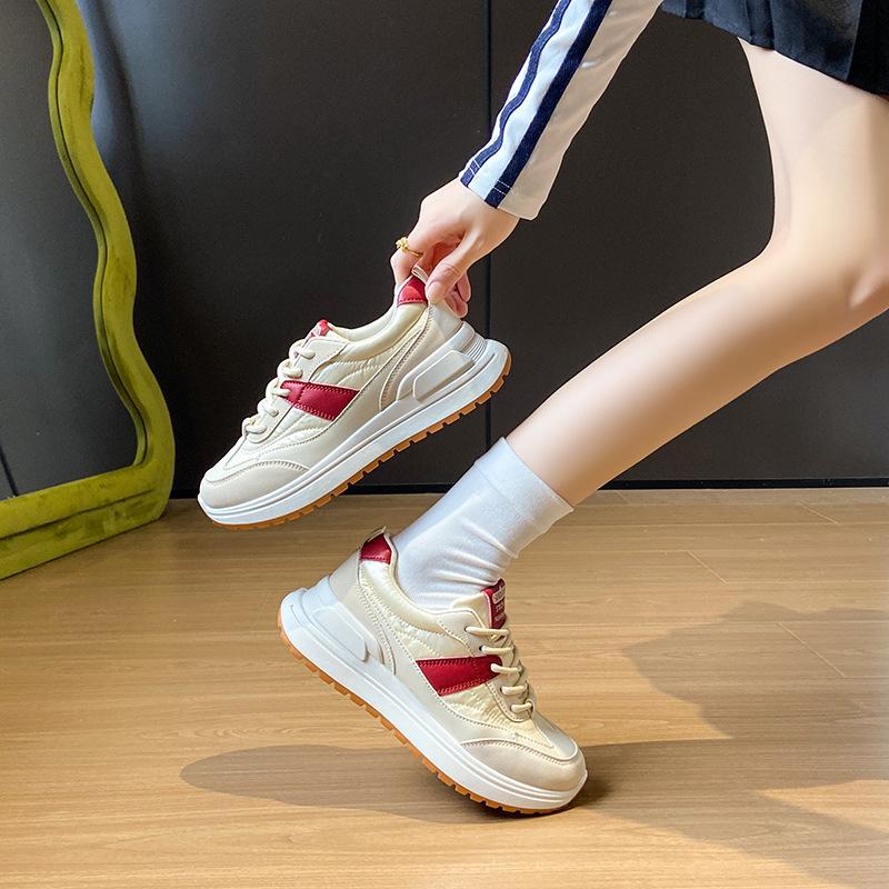 Little White Shoes Women's Spring New Is Female Students' Leisure Sports Versatile Board Shoes Street Shots