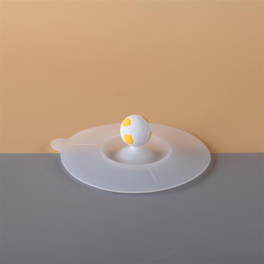 Triangular Division, Shell-shaped Cup Lid, Silicone Cover, Food-grade, Dust-proof, Universal
