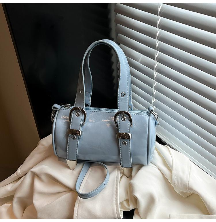 

Премиальная текстура нишевая сумка весенняя на плечо сумка-мессенджер модная портативная сумка-подушка повседневная сумка синий