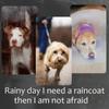 Waterproof Pet Rain Jacket Lightweight Pet Rain Poncho Transparent Dog Raincoat  Rainning Days