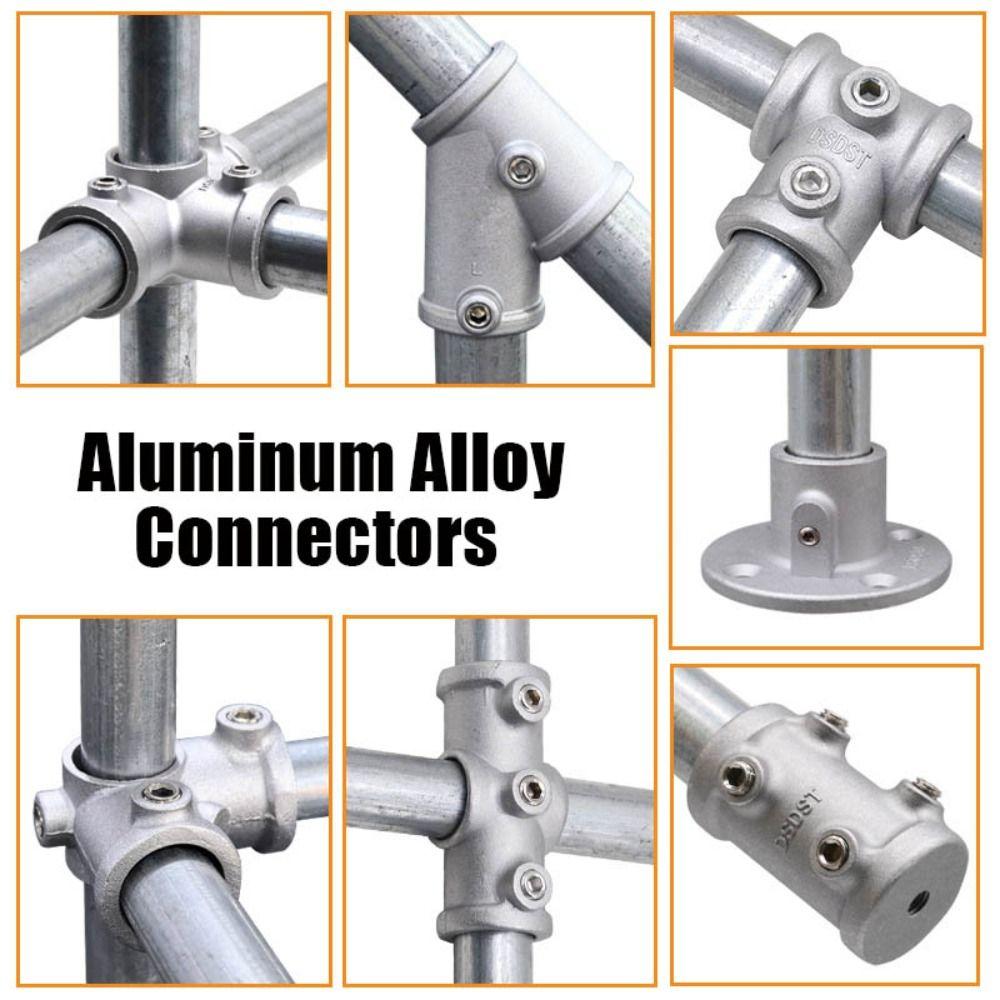 Aluminum Alloy Steel Pipe Fitting Connector 1\2''/3\4" Circular Pipe Connector  pipes