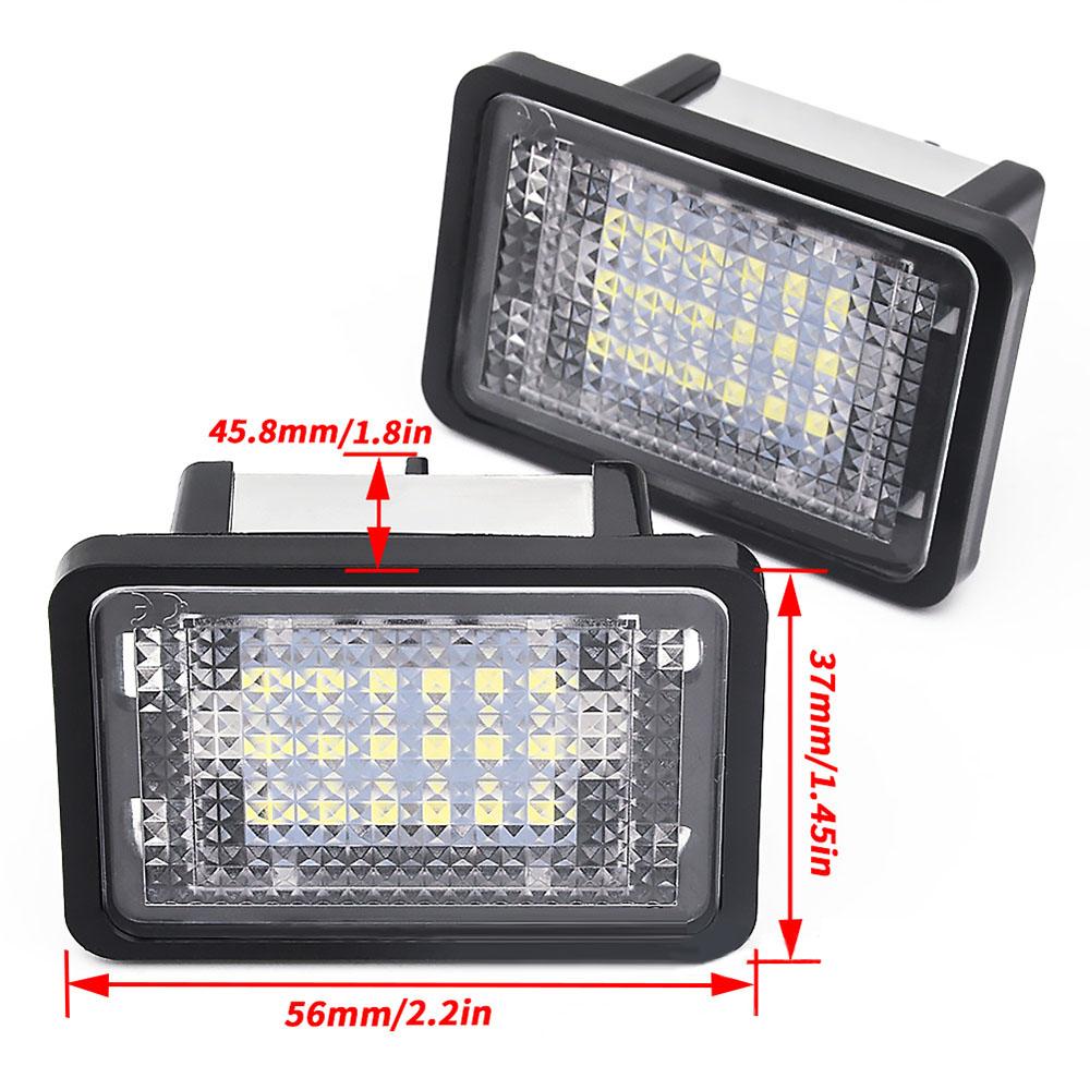 LED License Plate Lighting A2048201056 for Mercedes-Benz GLK-Class X204 2007-2012