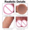 Phallischer, lebensechter, sinnlicher Simulationsdildo, weiblicher Masturbator, flüssiges Silikon-GEL-Sexspielzeug, Penis mit kostenlosem Geschenk